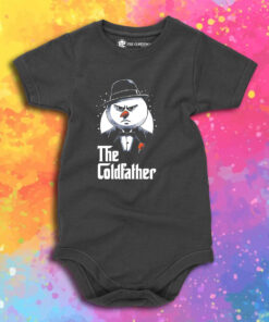 Snowman The Codfather Merry Christmas Baby Onesie.jpeg