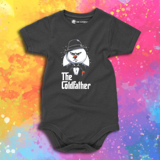 Snowman The Codfather Merry Christmas Baby Onesie.jpeg