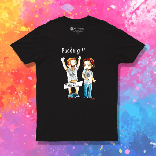 Supernatural Pudding Dean And Sam Winchester T Shirt 1.jpeg