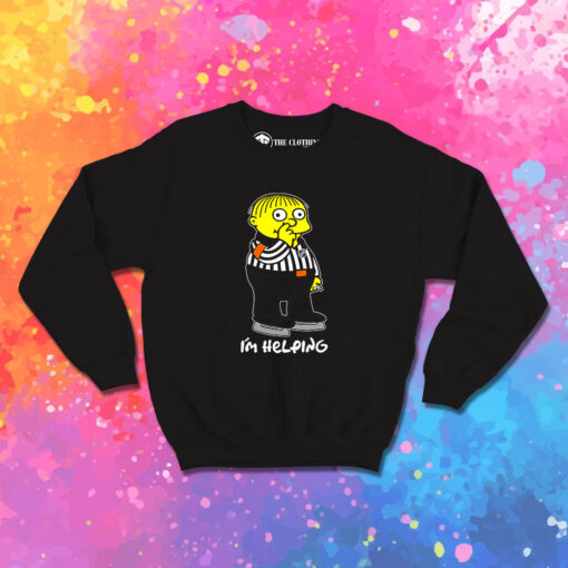 Bart NHL Referee Im Helping Sweatshirt 1.jpeg