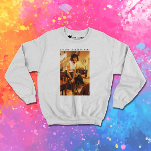 Feddie Mercury I Want To Break Free Hoover Sweatshirt 1.jpeg