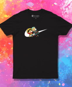 Funny Luffy And Zoro One Piece Nike T Shirt 1.jpeg