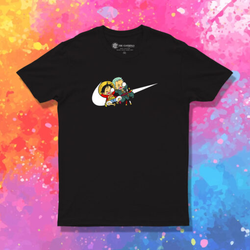 Funny Luffy And Zoro One Piece Nike T Shirt 1.jpeg