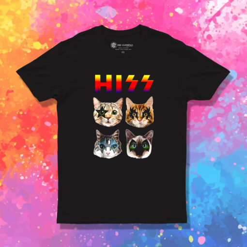 Hiss Funny Cats Kittens Rock Rockin T Shirt 1.jpeg