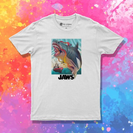 Jaws Colorful Retro T Shirt 1.jpeg