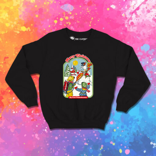 My First Flamethrower Kids Vintage Sweatshirt 1.jpeg