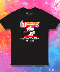 Snoopy Drink Dunkin Donuts T Shirt 1.jpeg