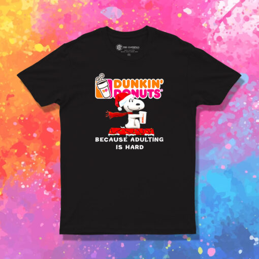 Snoopy Drink Dunkin Donuts T Shirt 1.jpeg