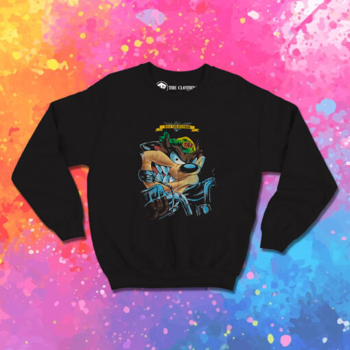 Vintage 1995 Taz Biker Sweatshirt 1.jpeg