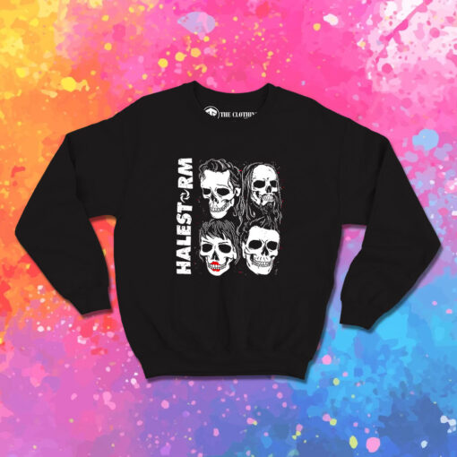 Vintage Halestorm Band Skulls Sweatshirt 1.jpeg