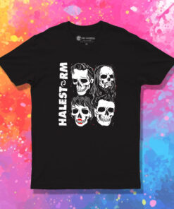 Vintage Halestorm Band Skulls T Shirt 1.jpeg